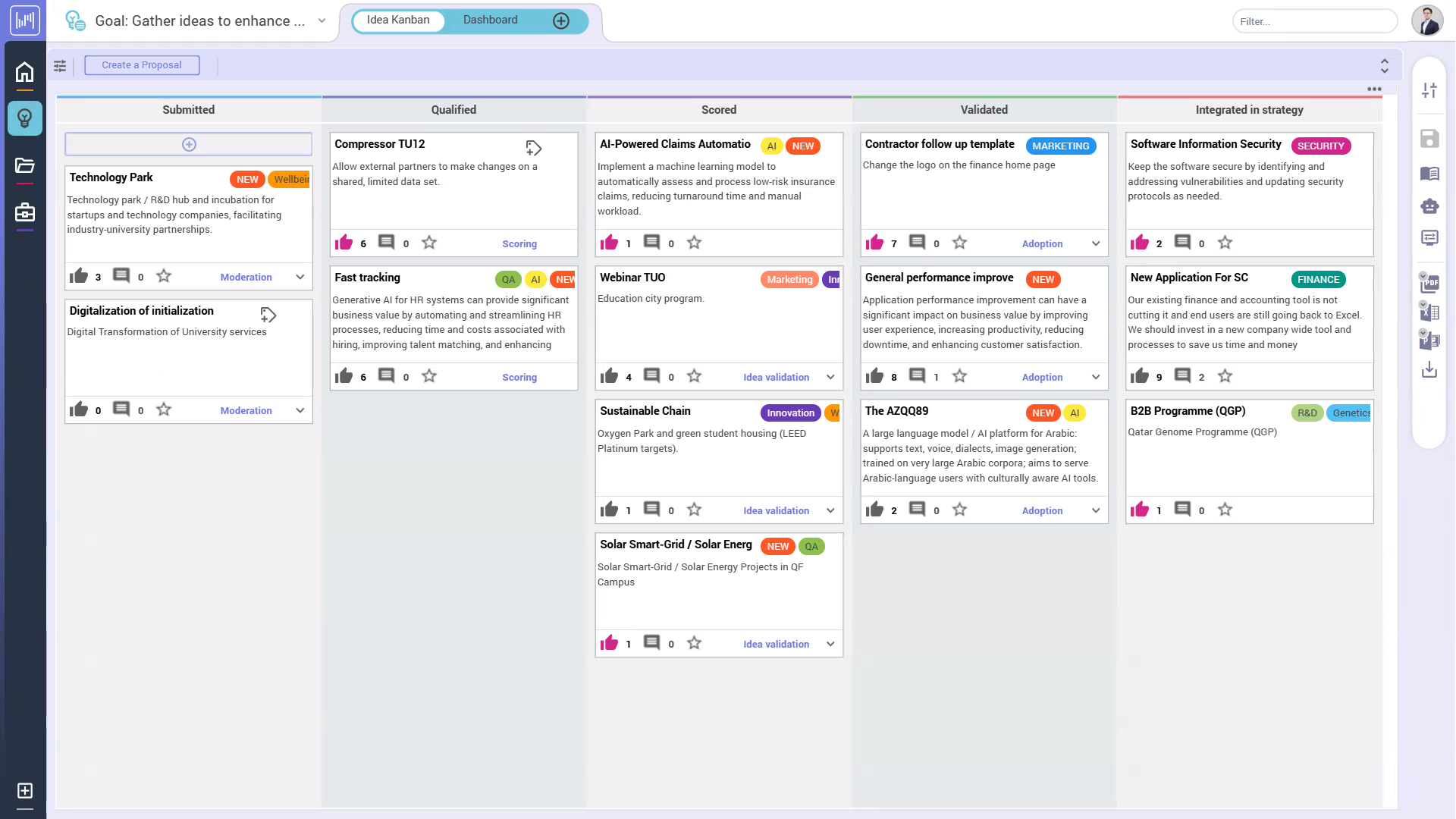 Nova 25Q3 Idea Intake Dashboard